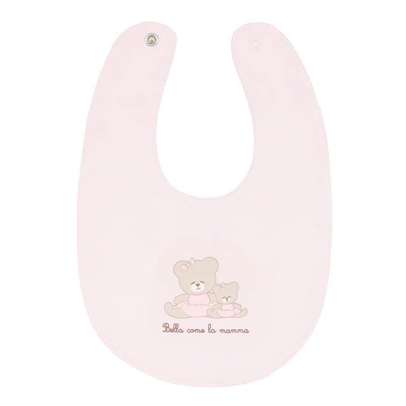 Babero Nanan rosa "Guapa como mamá"