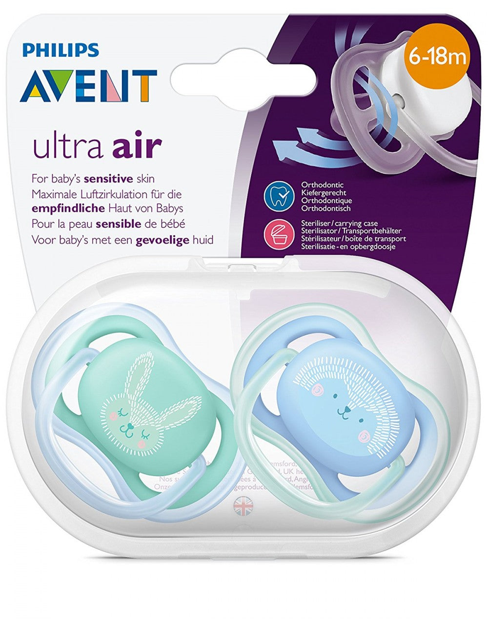 copy of Avent Ultra Air Schnuller SCF343 Blau
