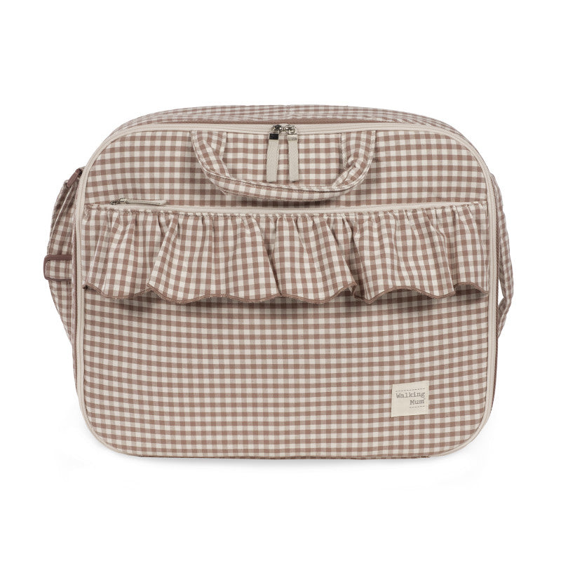 Vichy Praline Walking Mum Moka Suitcase
