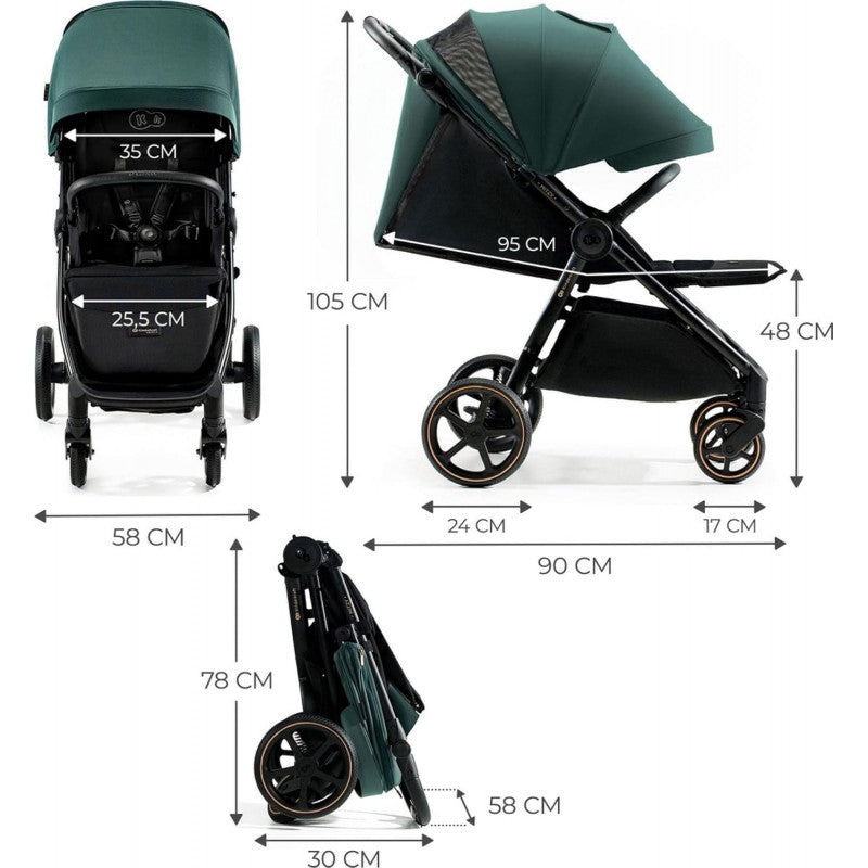 Cochecito ligero Kinderkraft MITZY Jade Green