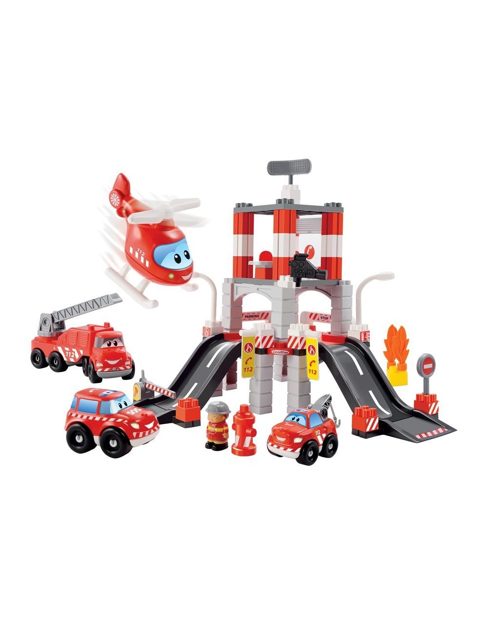Set Construcción Cuartel de Bomberos