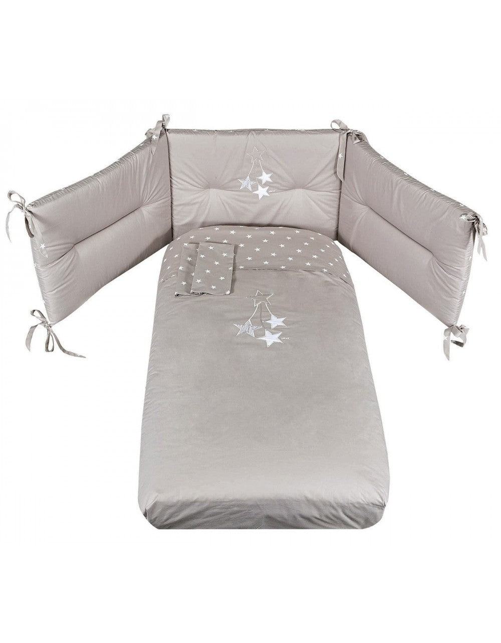 Picci Stella Converse Sand Cot Bumper