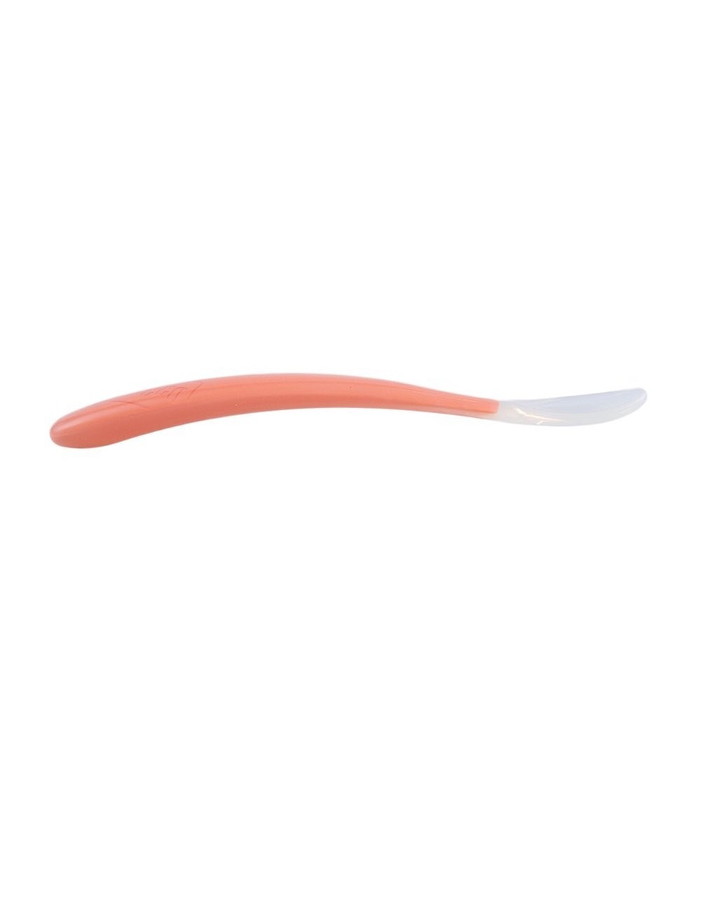 Chicco Orange Silicone Spoon