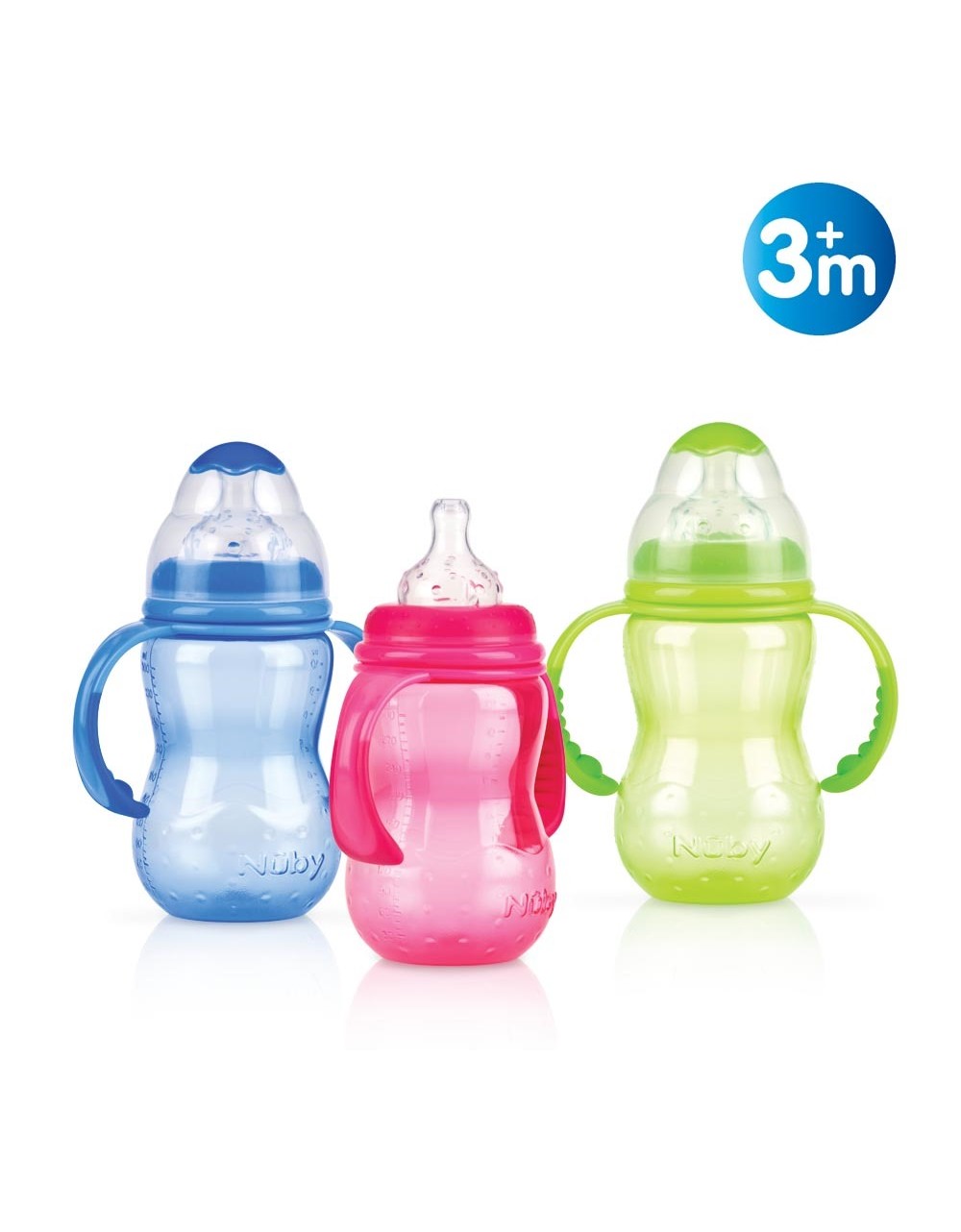 Wide Neck Educational Feeding Bottle