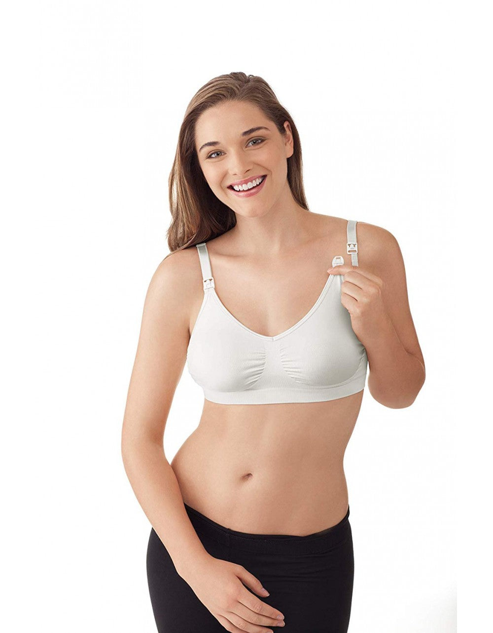 Reggiseno Gravidanza e Allattamento Bianco - XL