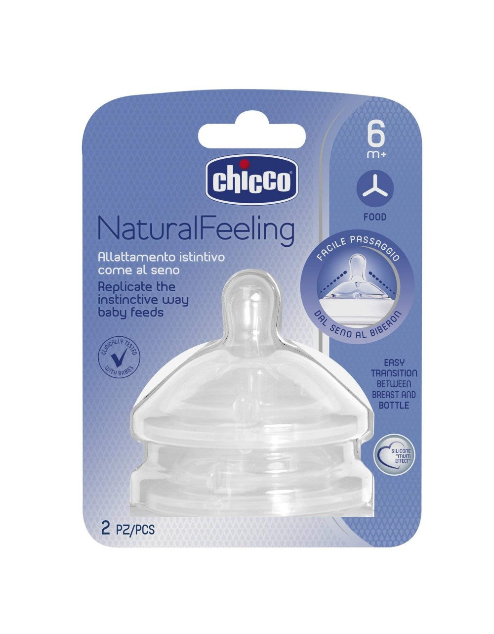 Tetina Chicco Naturalfeeling 6m+