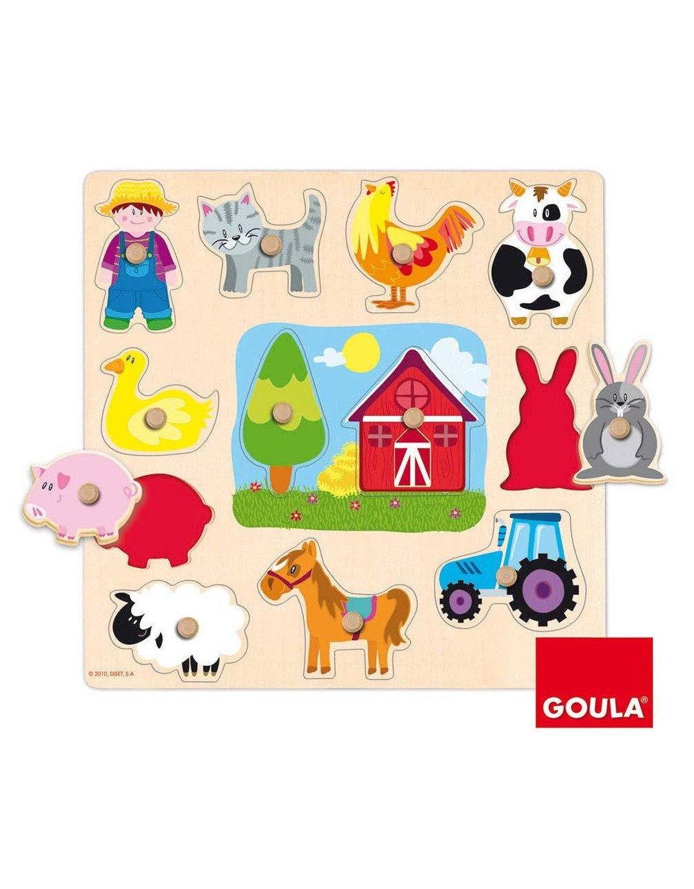 Wooden Puzzle - Farm