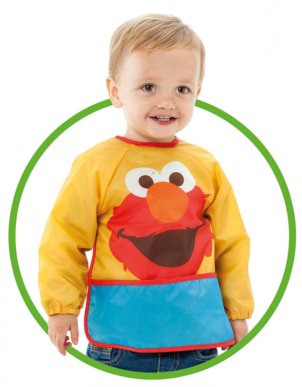 Long Sleeve Bib Sesame Street