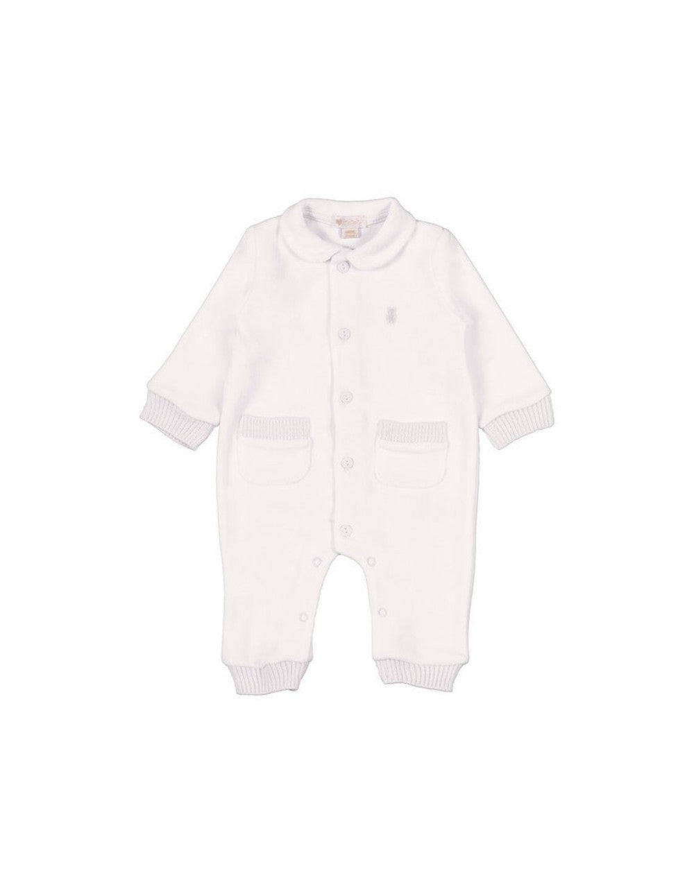Bodysuit with Pockets 6 Months - Cream