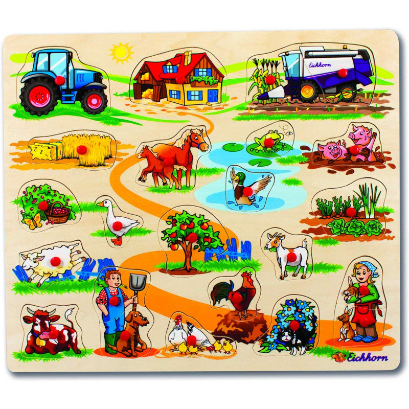 Wooden Puzzle - Farm