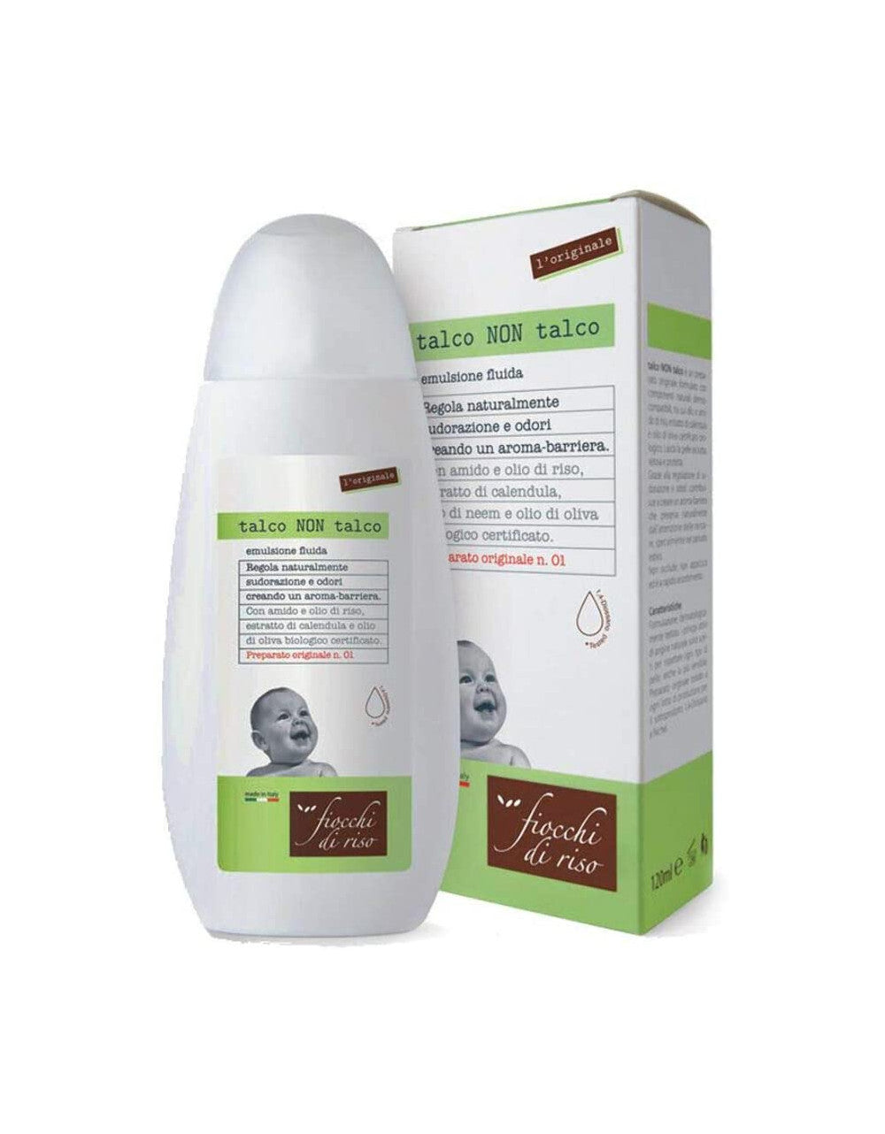 Fiocchi di Riso Talc-Free Talc