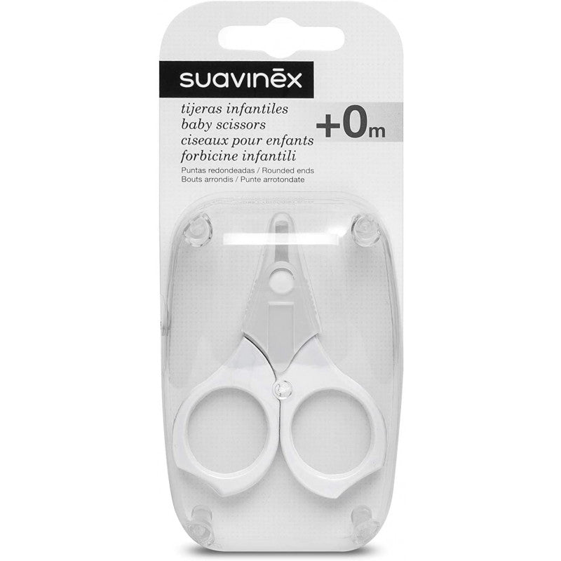 Tijeras para bebé Suavinex Blancas