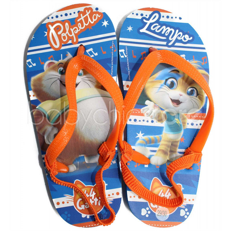 Infradito 44 Gatti Bambino - Misura 29/30
