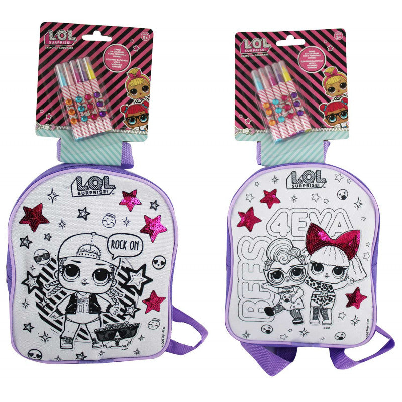 LOL Colouring Backpack