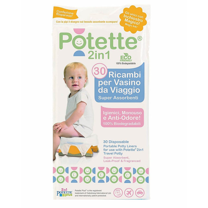 Potette 2in1 Potty Liners 30 Count