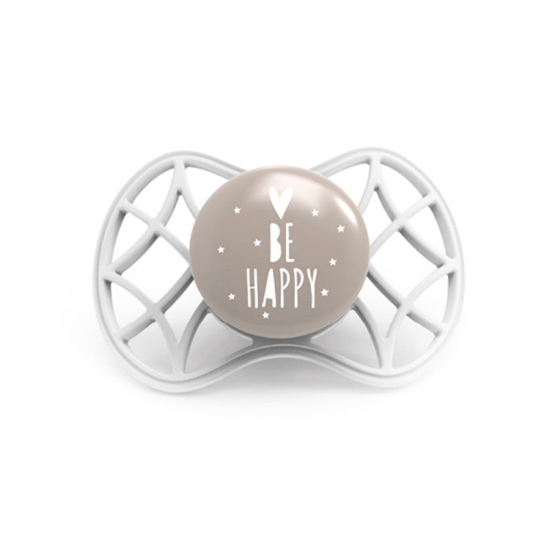 Cool Pacifier! 6m+ Symmetrical Nipple - Pearl Gray
