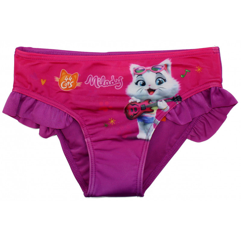 44 Cats Fuchsia Bikini - 7/8 Years