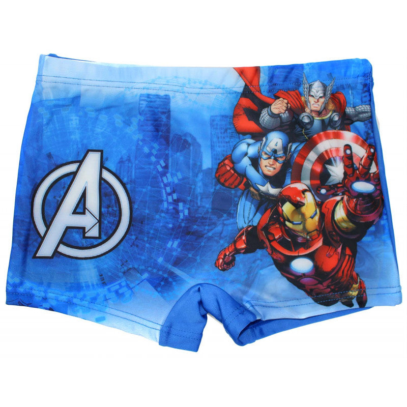 Blue Avengers Boxer Swim Trunks - 5/6 Years