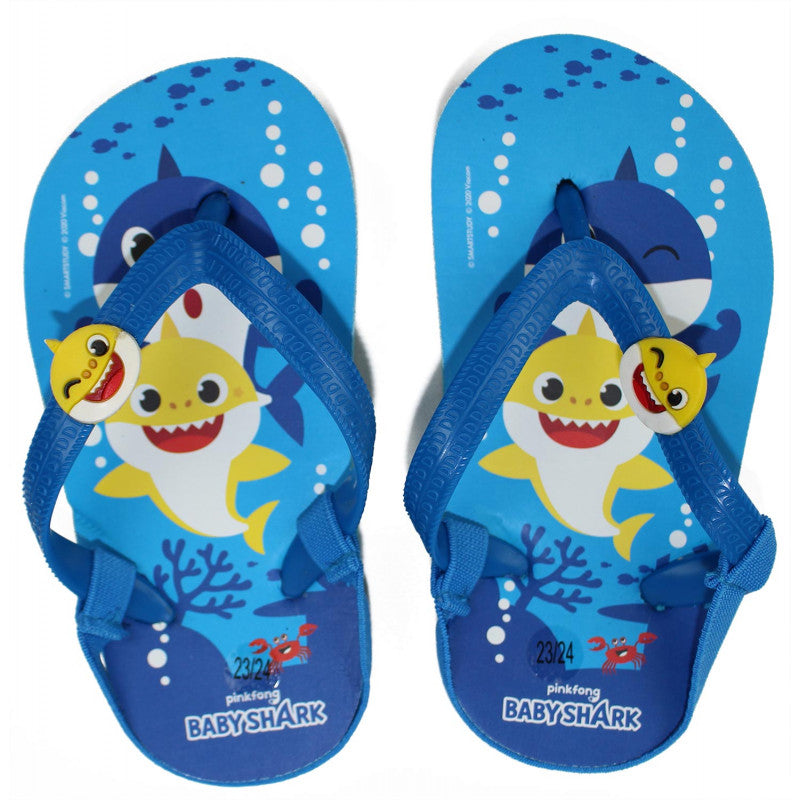 Baby Shark Flip Flops - Size 29/30