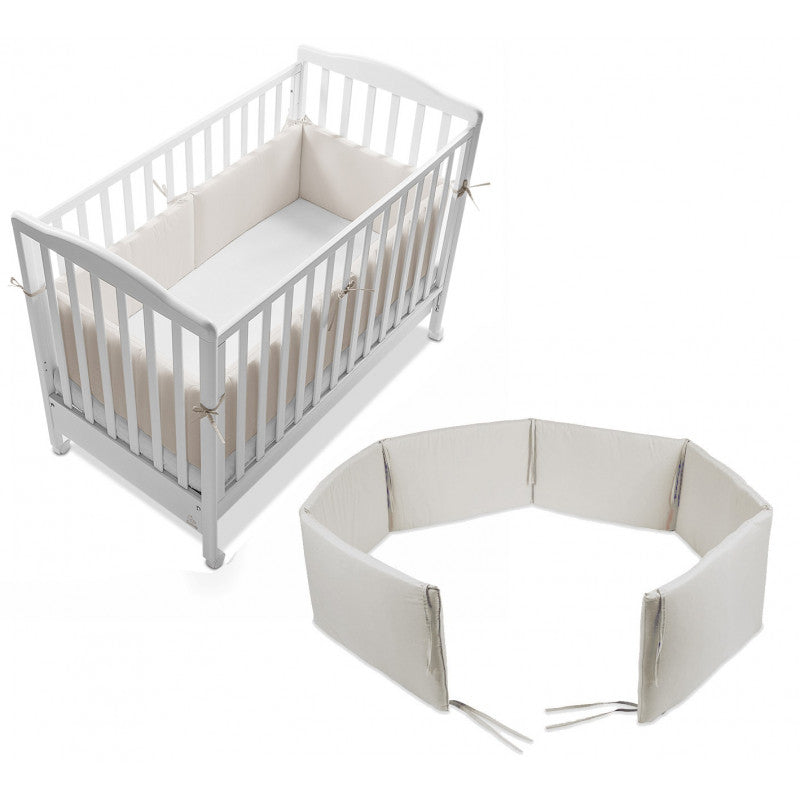 Cot Bumper Beige