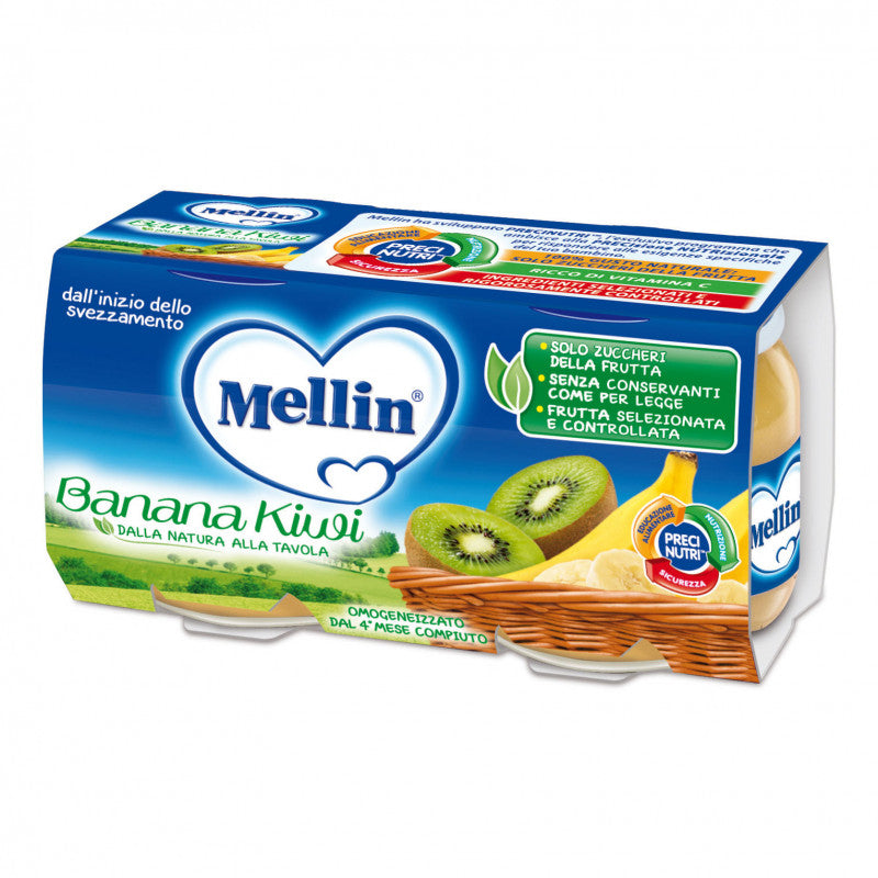Tarrito Plátano Kiwi Mellin