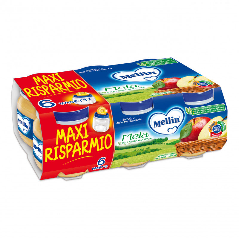 Puré de Manzana Mellin - 6 x 100 g