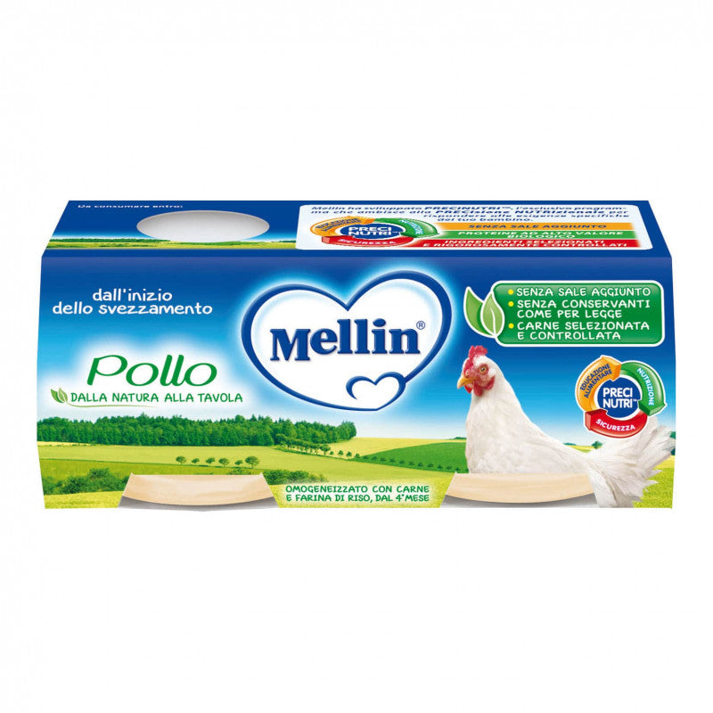 Mellin Chicken Purée - 2 x 80 g