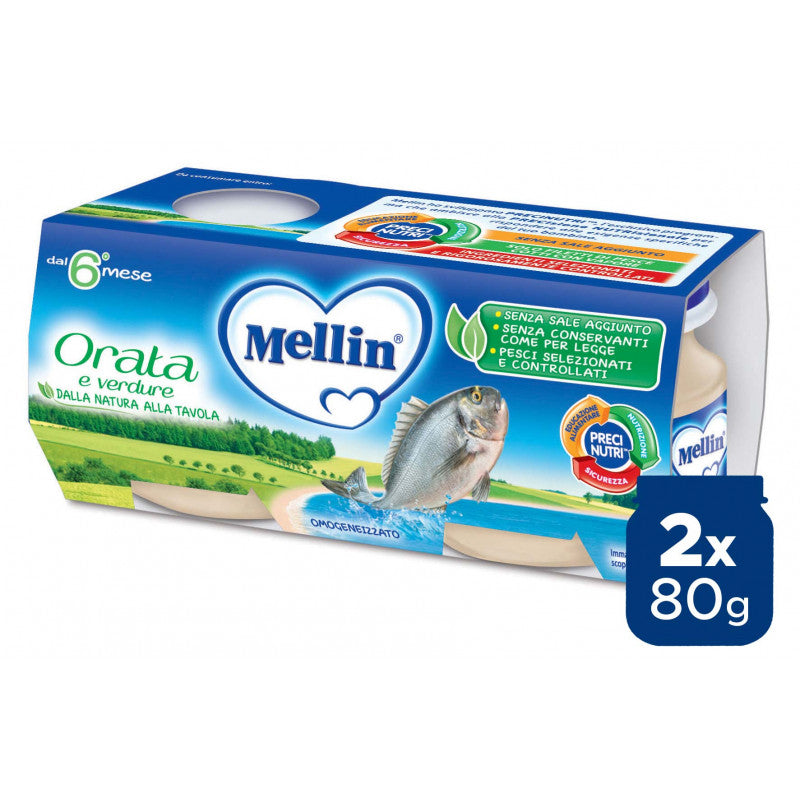 Pescado de Mar Dorada Mellin - 2 x 80 g