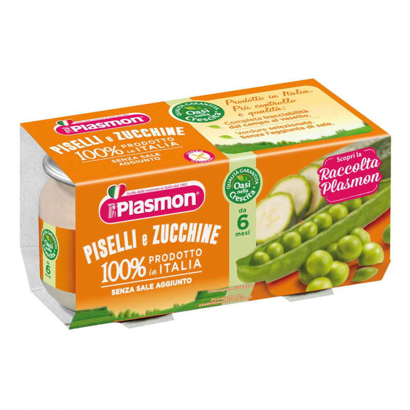 Plasmon Homogenized Peas and Zucchini