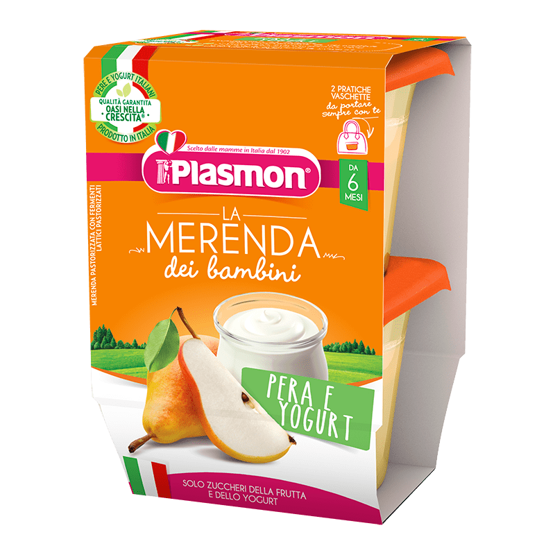 Plasmon Kids' Snack - Pear and Yogurt