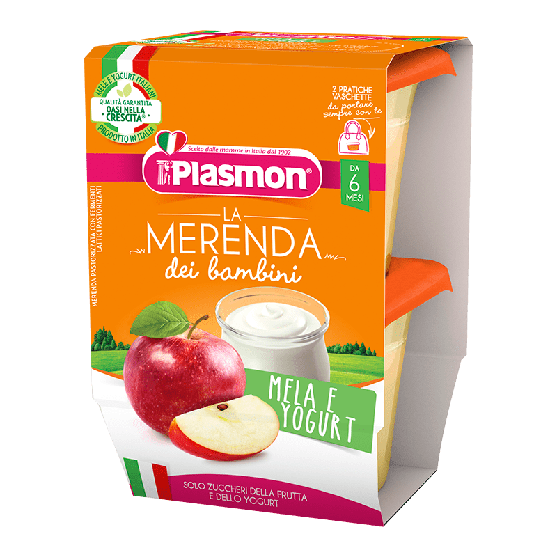 Plasmon Kids' Snack - Apple and Yogurt