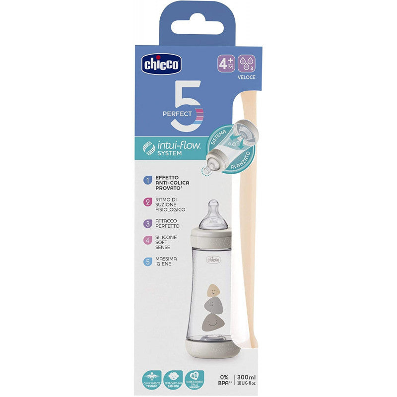 Biberon Chicco Perfect 5 - 300 ml - Beige