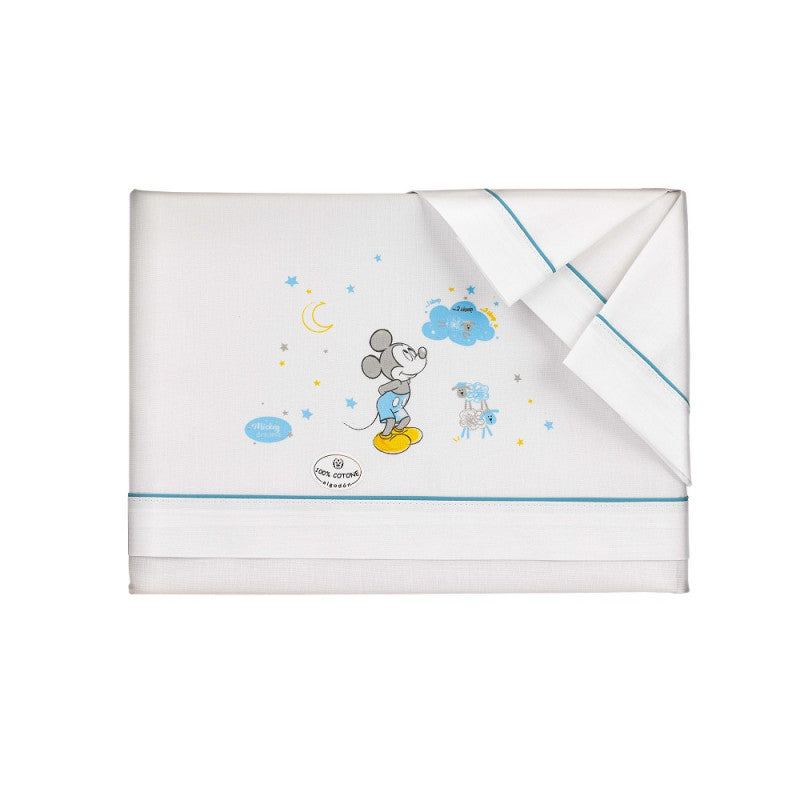 Juego de sábanas para cuna Disney Mickey Mouse