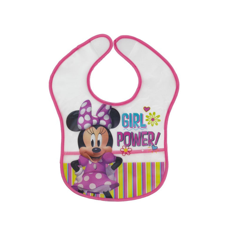 Set of 2 Plastic Bibs - Disney Minnie and Daisy Duck