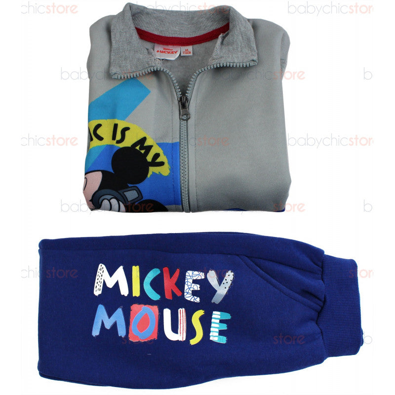 Mickey Mouse Jogging Set - Grey/Blue - 4 Years