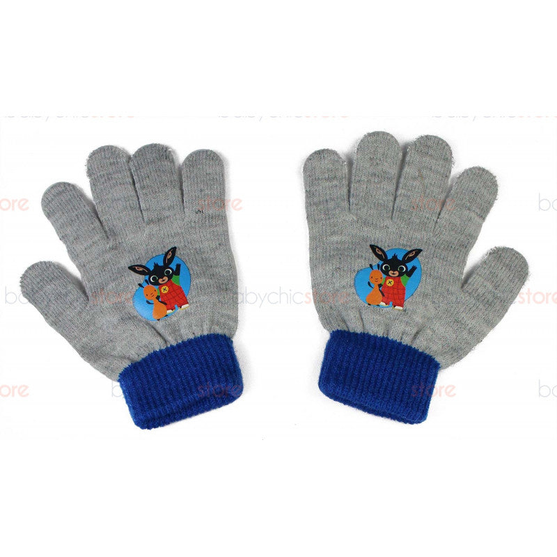 Bing Hat and Gloves Set - Grey