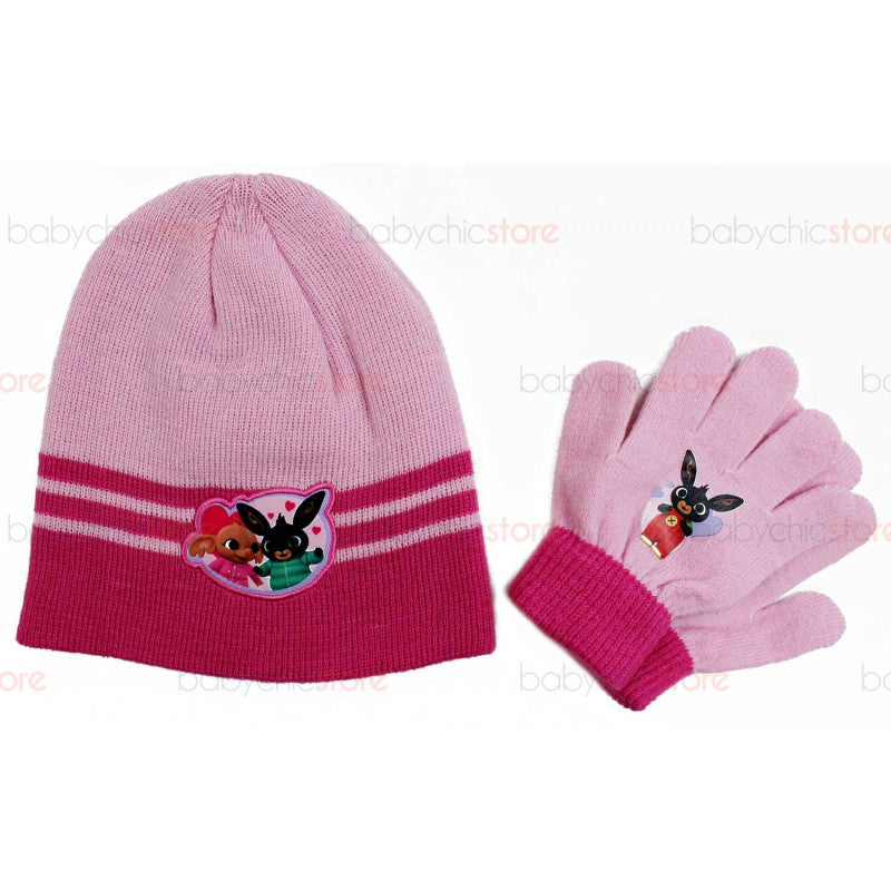 Bing Hat and Gloves Set - Pink