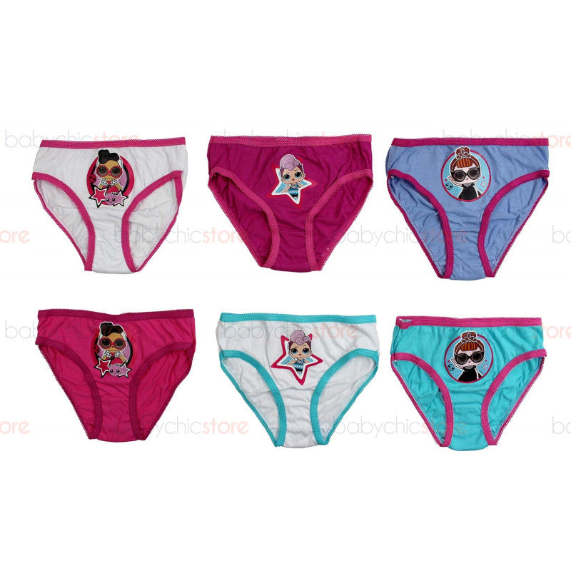 Set di 6 Slip LOL Surprise - 6/8 Anni