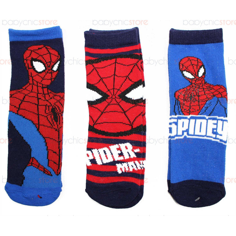 Set 3 Paia di Calzini Spiderman - 23/26