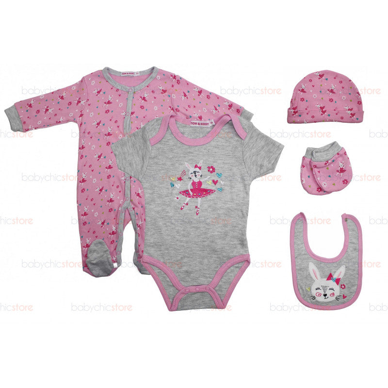 Set Completo Body y Ranita Rabbit - 3 Meses