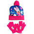 Minnie Mouse Hat and Gloves Set