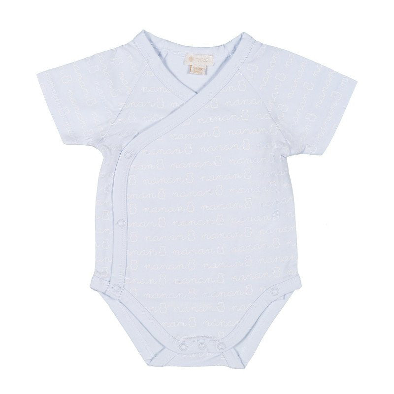 Body Maniche Corte Nanan Azzurro 0-6 MesI