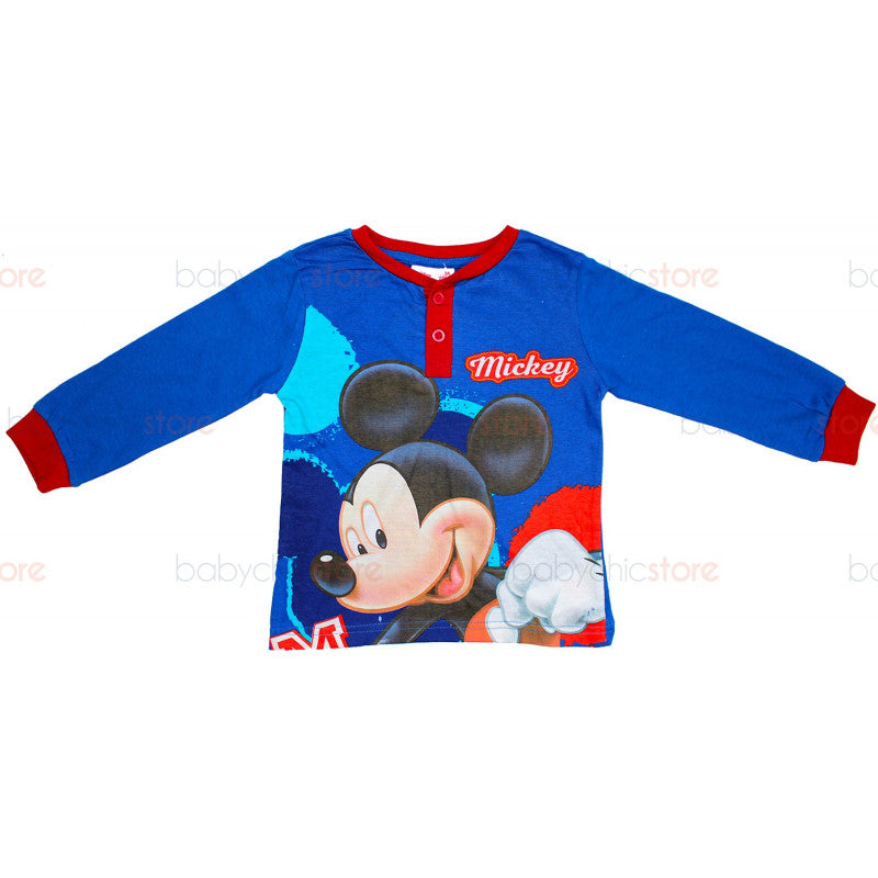 Mickey Mouse Blue Spring/Summer Pyjamas - 6 Years