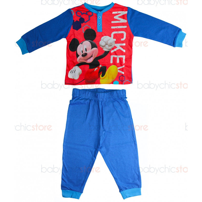 Pijama Primavera/Verano Mickey Mouse Rojo - 4 Años