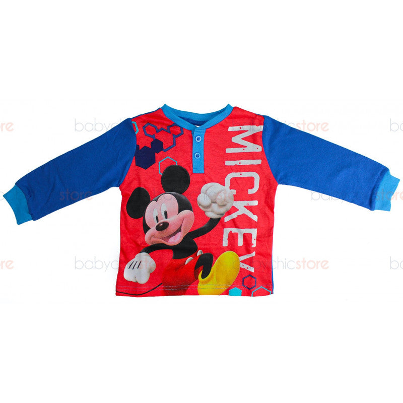 Mickey Mouse Red Spring/Summer Pyjamas - 5 Years