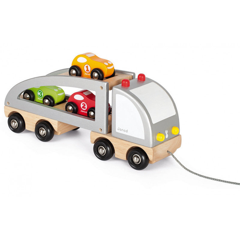 Truck with Multiple Race Cars