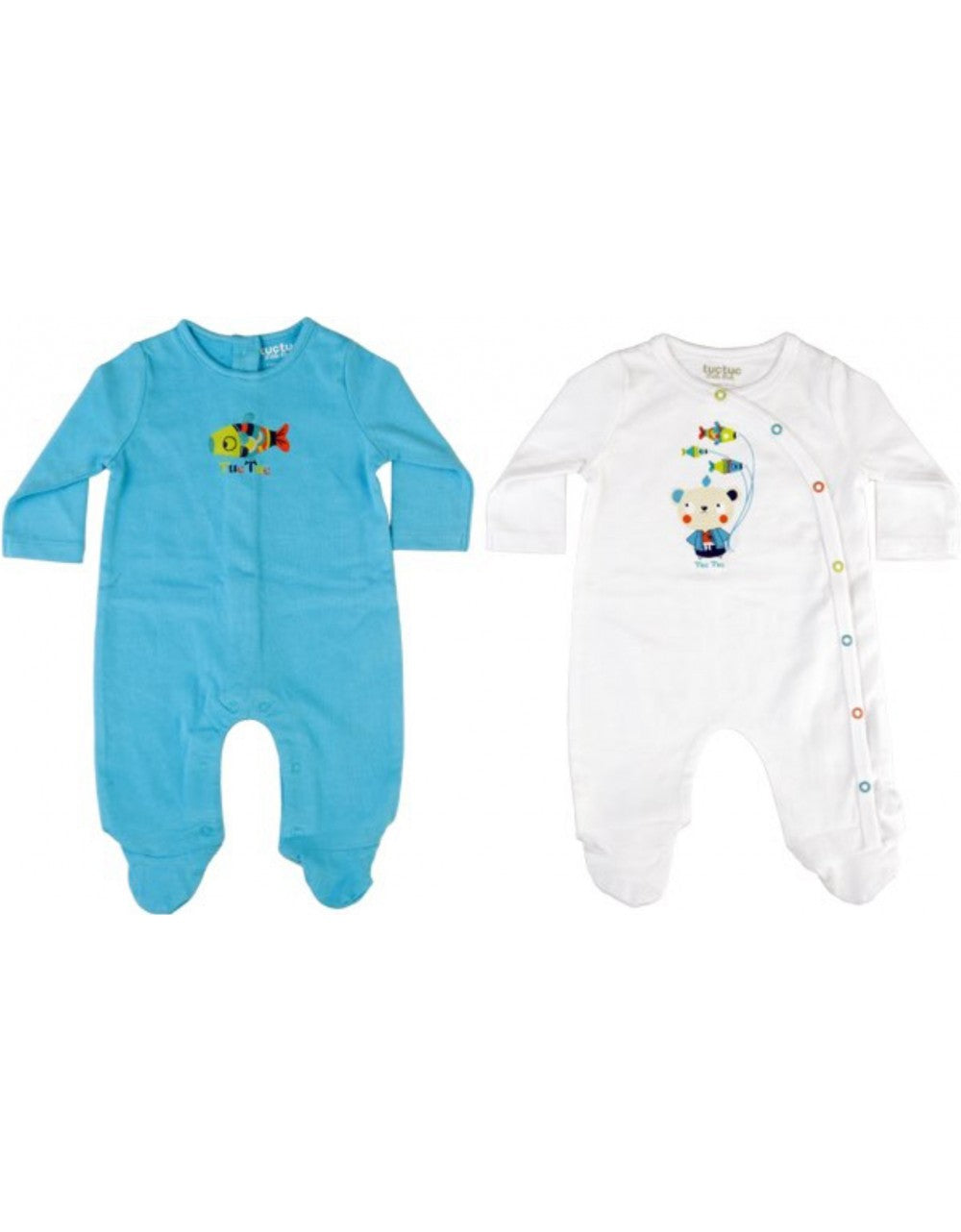 Set of 2 Tuc Tuc Kimono Rompers 3 months