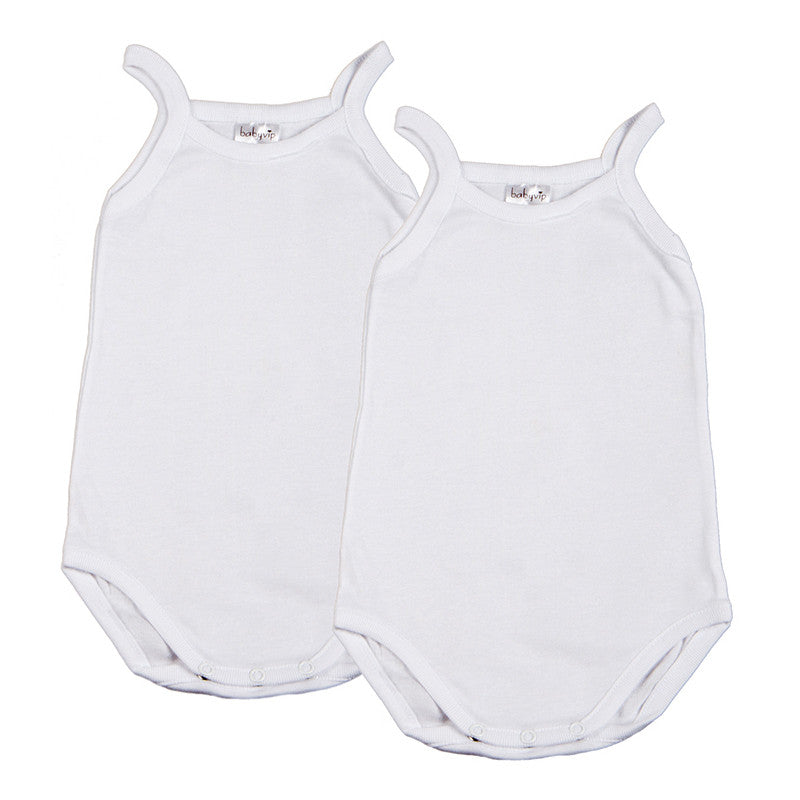 2-Pack Newborn Bodysuits with Narrow Shoulders - 6 Months