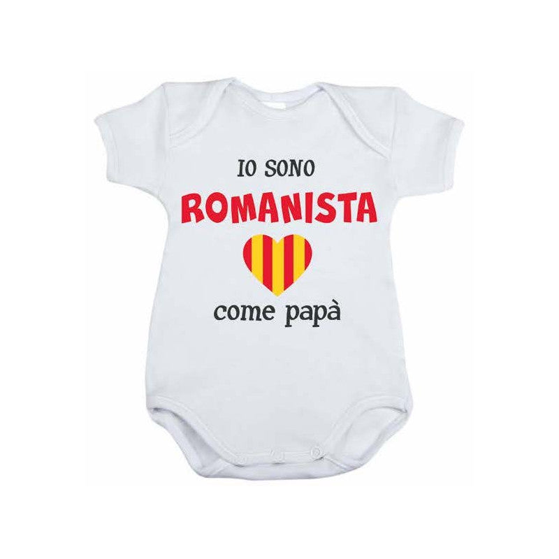 Body Bebé Soy Romanista - 1/3 Meses