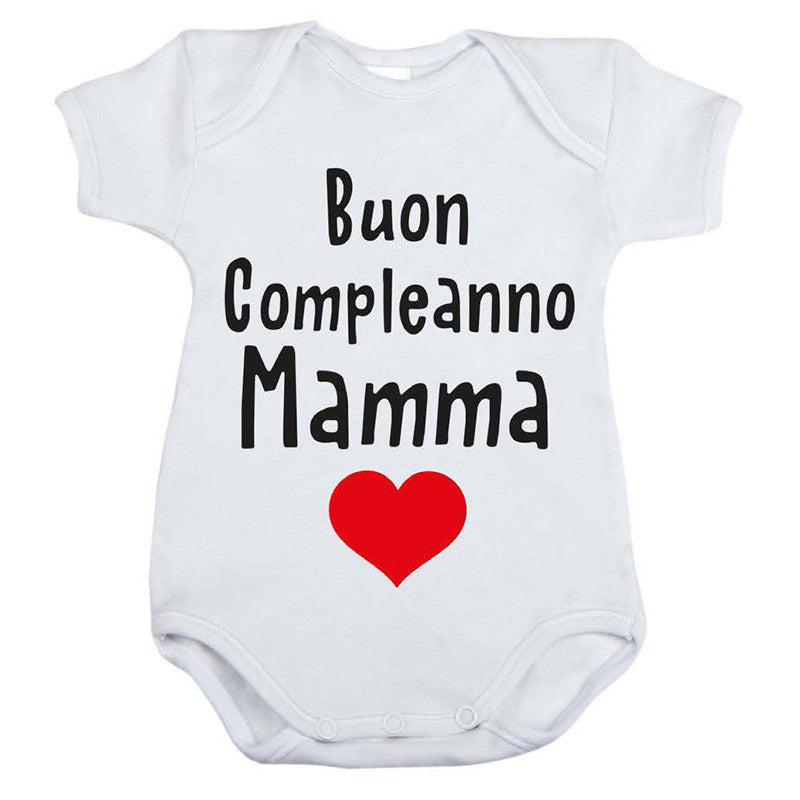 Body Happy Birthday Mom - 12/18 Months